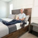 Bettgriff mit Klicksystem