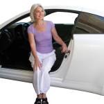 Aussteigen aus dem Auto